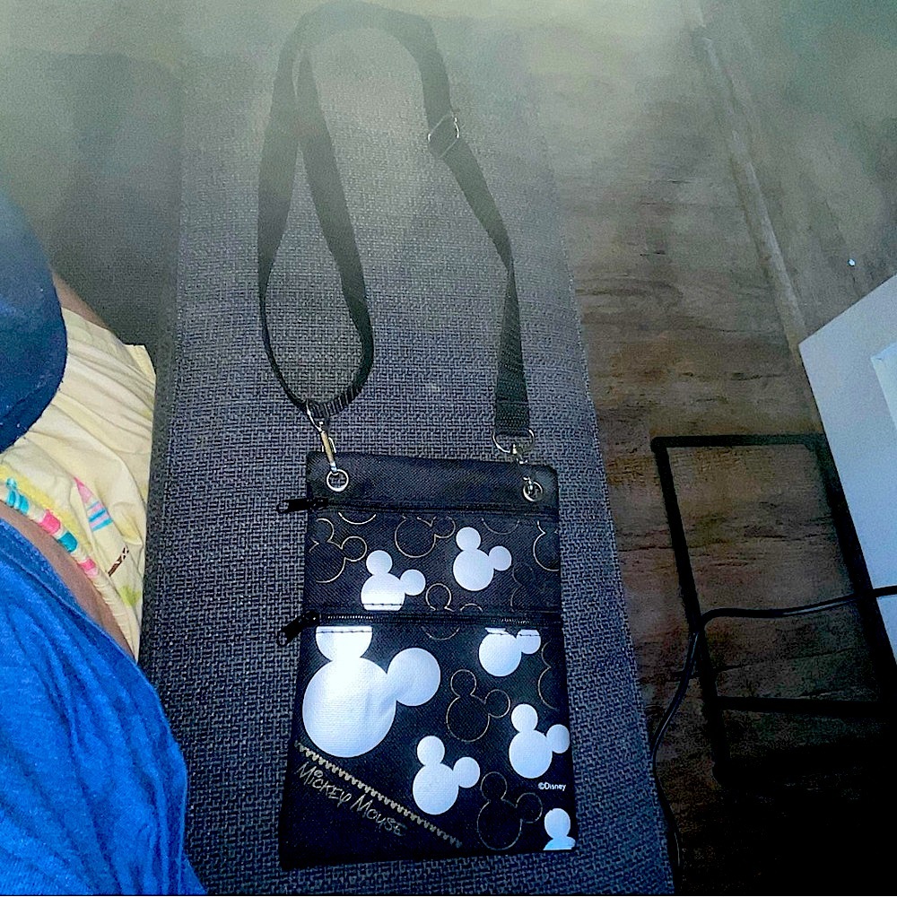 Disney Black and White Mickey Mouse Shoulder Bag